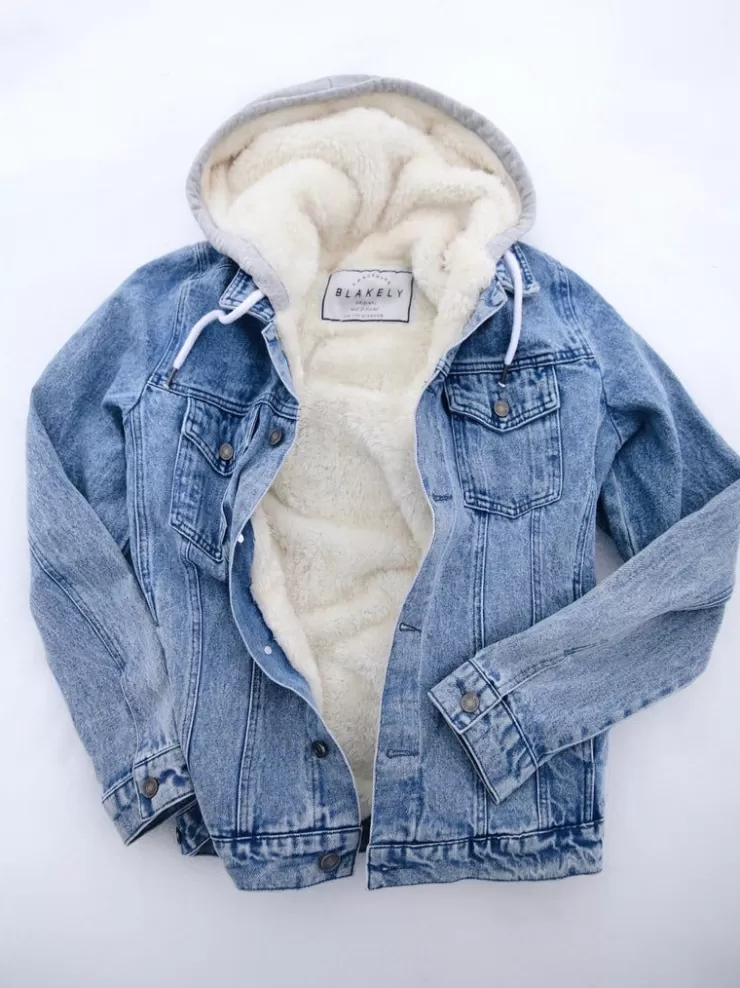 Blakely Clothing Sale*Camden Hooded Denim Jacket