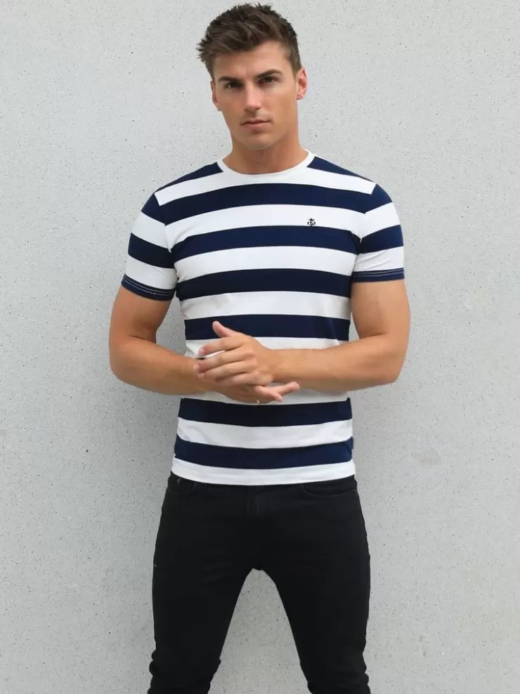 Blakely Clothing T-Shirts*Loano Stripe T-Shirt