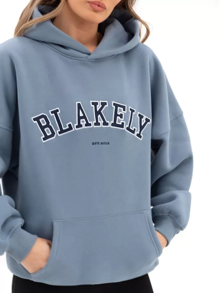 Blakely Clothing Trending*Varsity Oversized Hoodie