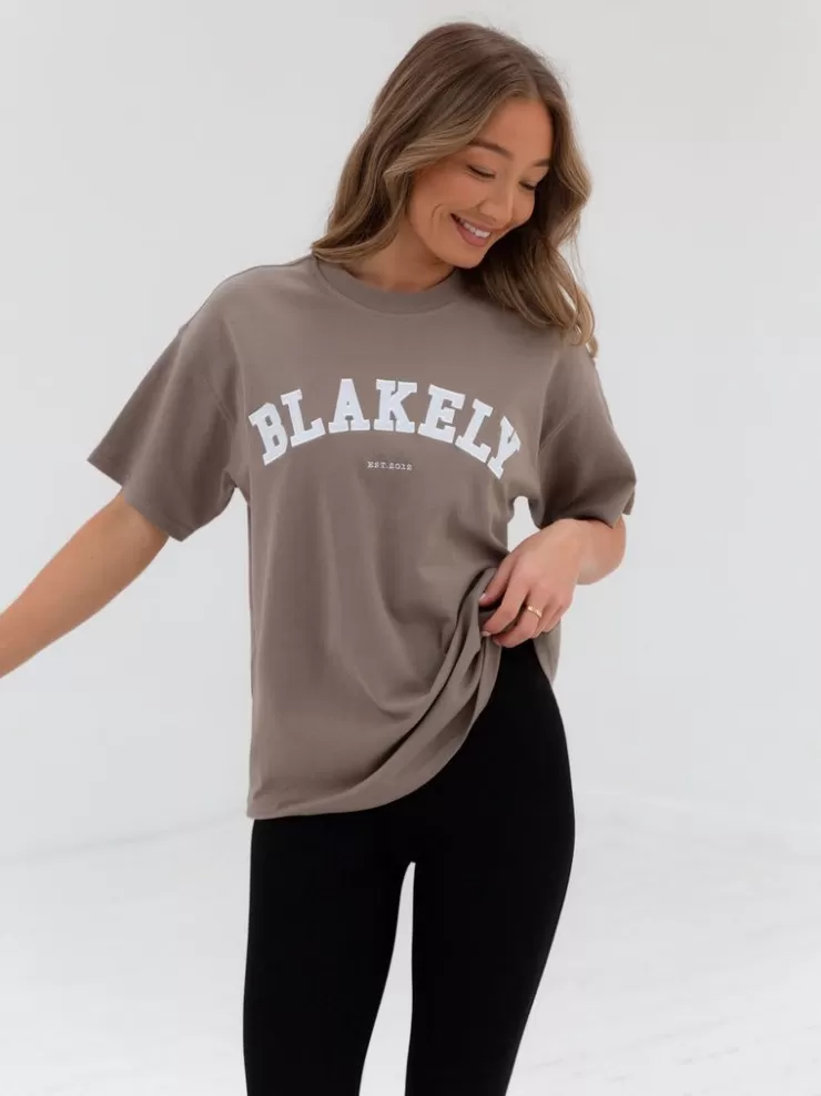 Blakely Clothing Bodysuits & Tops*Varsity Oversized T-Shirt