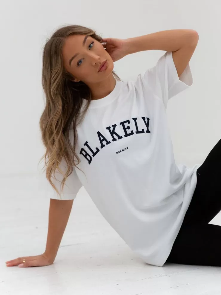 Blakely Clothing Bodysuits & Tops*Varsity Oversized T-Shirt