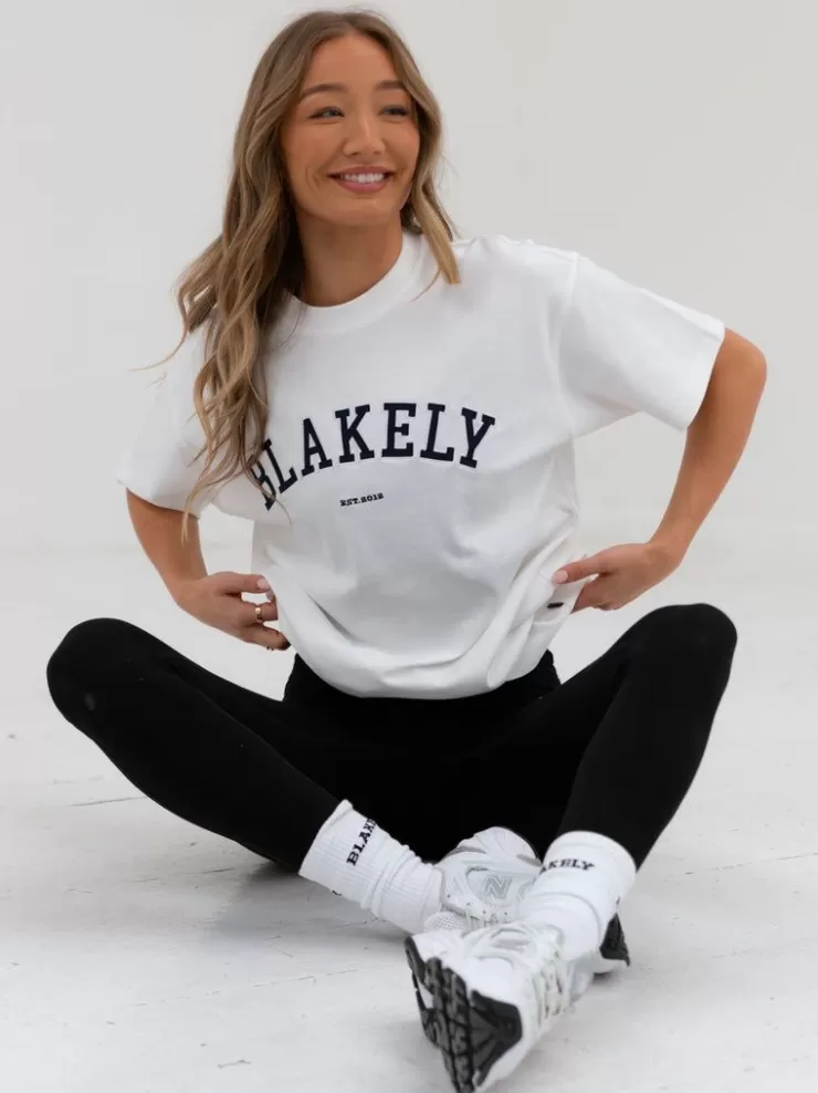 Blakely Clothing Bodysuits & Tops*Varsity Oversized T-Shirt