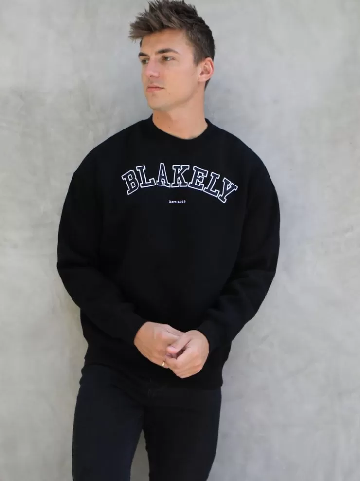 Blakely Clothing Trending*Varsity Relaxed Jumper